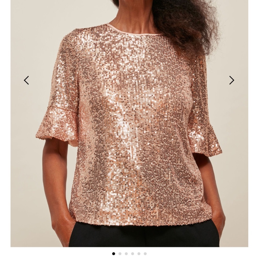 Nwt Whistles Sada Sequin Top — image 3 of 8